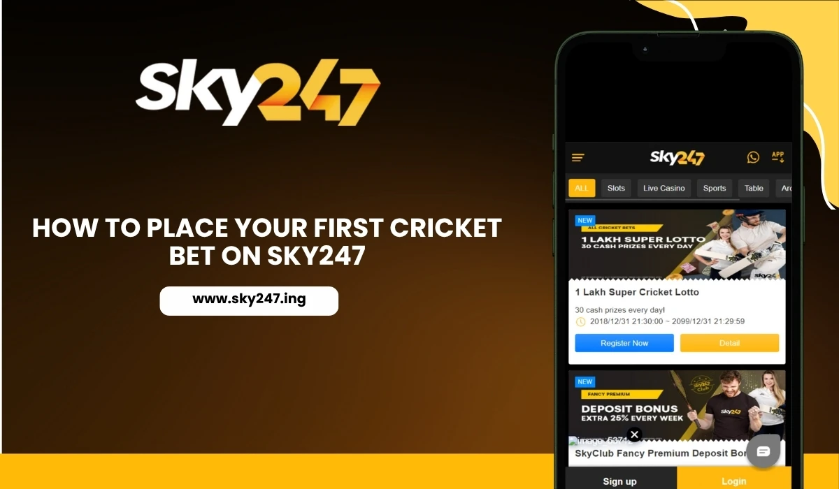 Read more about the article How to Place Your First Cricket Bet on Sky247